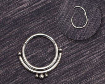Surgical Steel Septum Jewelry 16g - Septum clicker, daith jewelry