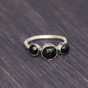 Titanium Nose Ring Hoop - Onyx Nose Hoop
