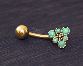 Belly Ring - Surgical steel belly jewelry, navel ring short