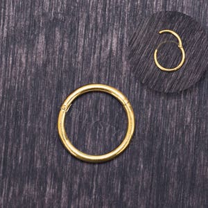 Surgical Steel Tragus Hoop Earring - Cartilage earring, helix hoop, rook ring, conch clicker