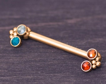 Nipple Earring - Surgical Steel Nipple Barbell 16g, Body Jewelry Nipple