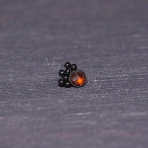 Surgical Steel Dermal Top Jewelry - CZ Dermal Body Piercing Jewellery
