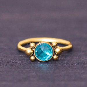 Anello da naso in acciaio chirurgico 18 g con CZ - Cerchio per naso