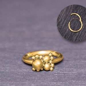Bijoux Tragus en acier chirurgical - Créoles pour cartilage, Bijoux piercing conque, Créoles Tragus, Anneau clicker