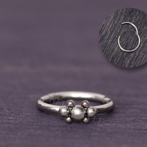 Chirurgenstahl-Tragus-Schmuck – Knorpel-Reifen, Conch-Piercing-Schmuck, Tragus-Reifen, Clicker-Ring