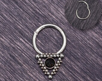 Septum Nose Ring - Surgical Steel Septum Hoop, Daith Ring