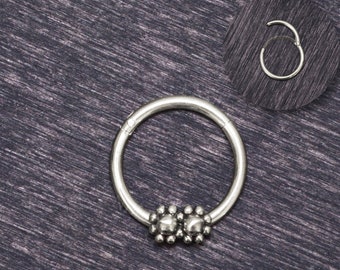 Titanium Daith Jewelry - Septum Ring 16g, Daith Piercing