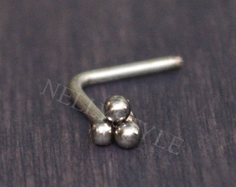 SALE - Nose Ring Stud - surgical steel nose piercing stud 20g