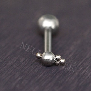 SALE - Tongue Piercing Jewelry - Surgical Steel Tongue bar