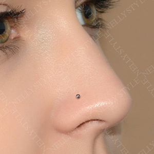 SALE – Nasenring-Ohrstecker – Nasenstecker aus Chirurgenstahl, Nasenlochstecker, Nasenschraube, kleiner Nasenohrring