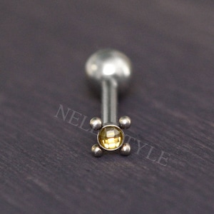 SALE - Tongue Piercing Jewelry - Surgical Steel Tongue bar