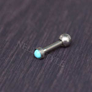 SALE - Surgical Steel Tragus Earring - Cartilage stud, forward helix piercing, conch jewelry