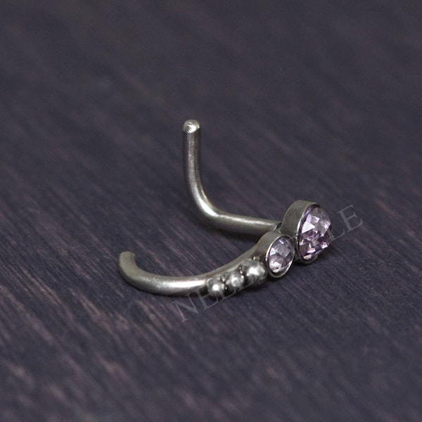 Implant Grade Titanium Nose Jewelry - Titanium Nose Ring Stud