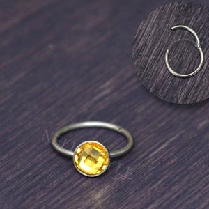CZ-Knorpel-Ohrring – Tragus-Ohrring aus Chirurgenstahl, Helix-Schmuck, Rook-Piercing, Conch-Ohrring