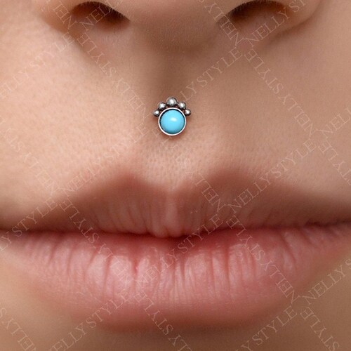 Surgical Steel Lip Ring Stud Medusa Piercing Jewelry Etsy