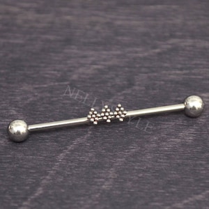 Industrial Jewelry Surgical Steel - Double Pierced Earring