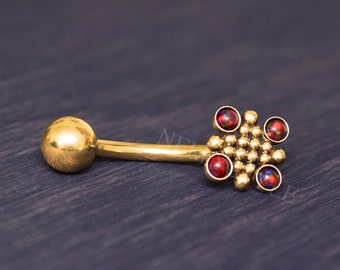 Belly Button Ring - 316L surgical steel belly barbell, navel ring short