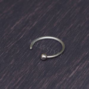 VENDITA - Anello al naso aperto - piercing al naso in acciaio chirurgico 20 g, cerchio per il naso, gioielli per il naso