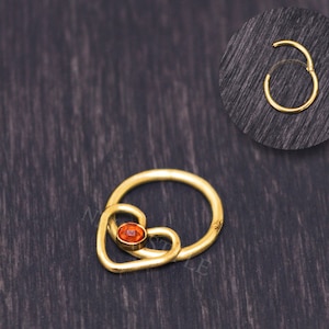 Surgical Steel Septum Ring 14g - Septum jewelry, daith piercing jewelry