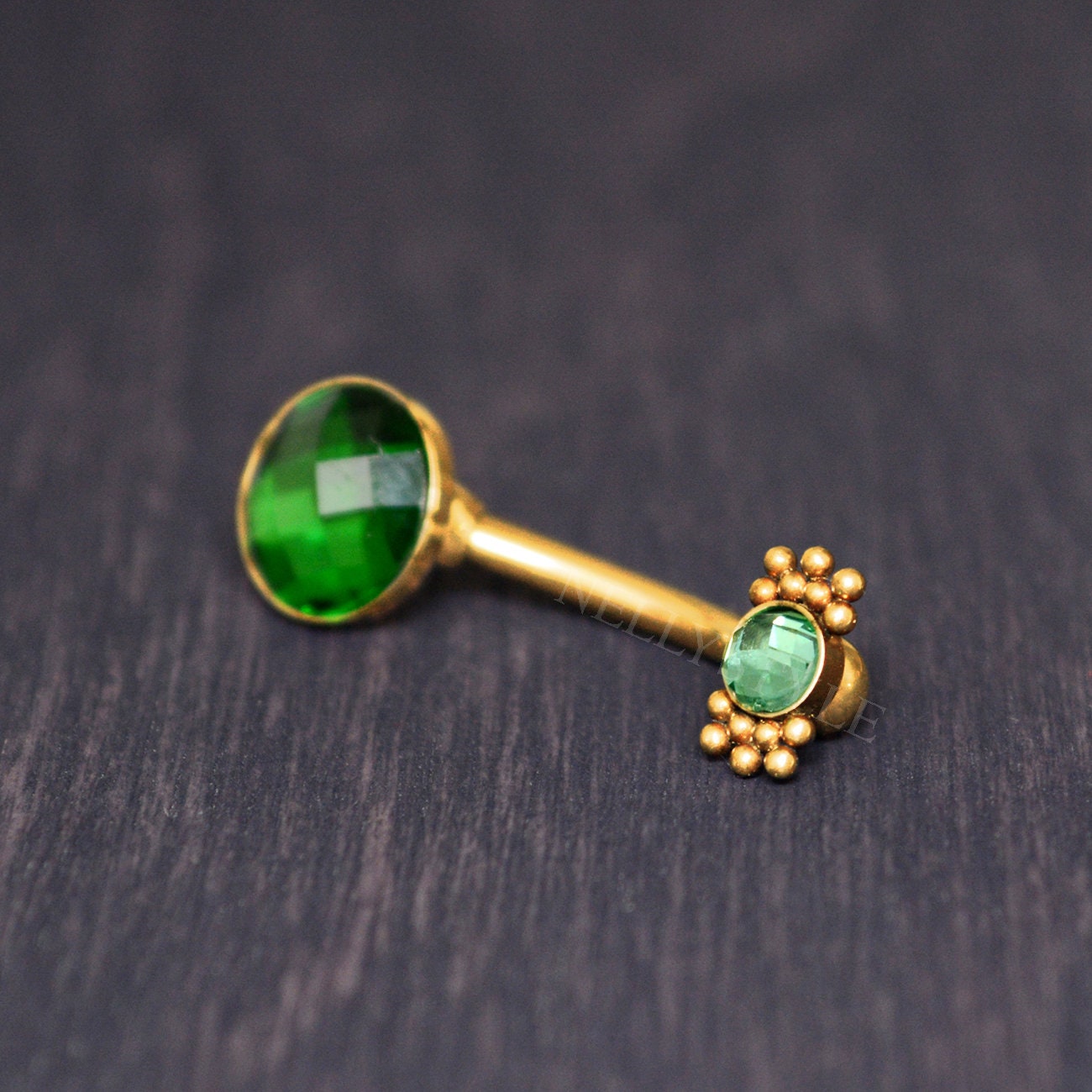 Surgical Steel Belly Button Ring Navel Ring 14 Gauge Belly Etsy