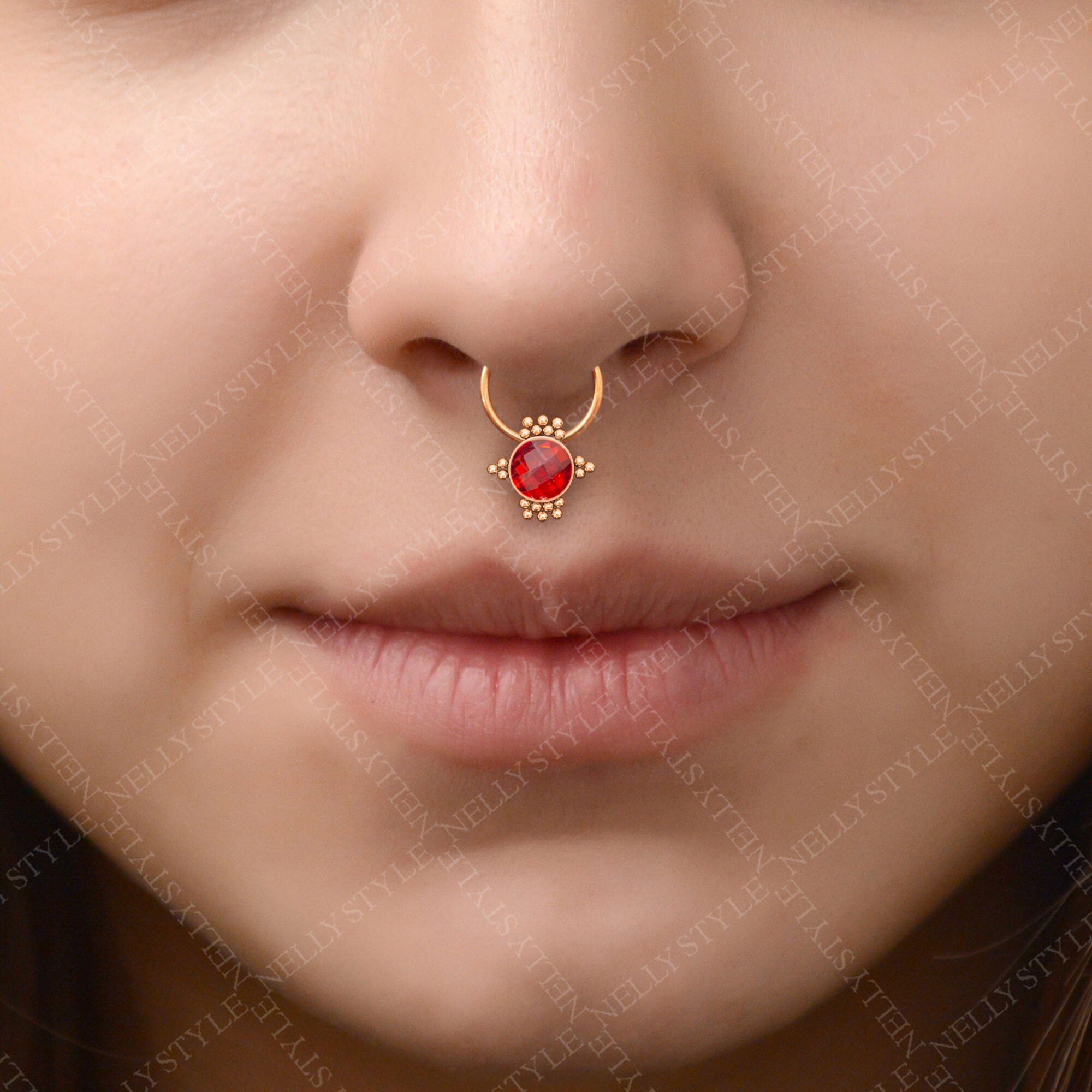 Surgical Steel Septum Ring 14g Septum Jewelry Daith Etsy