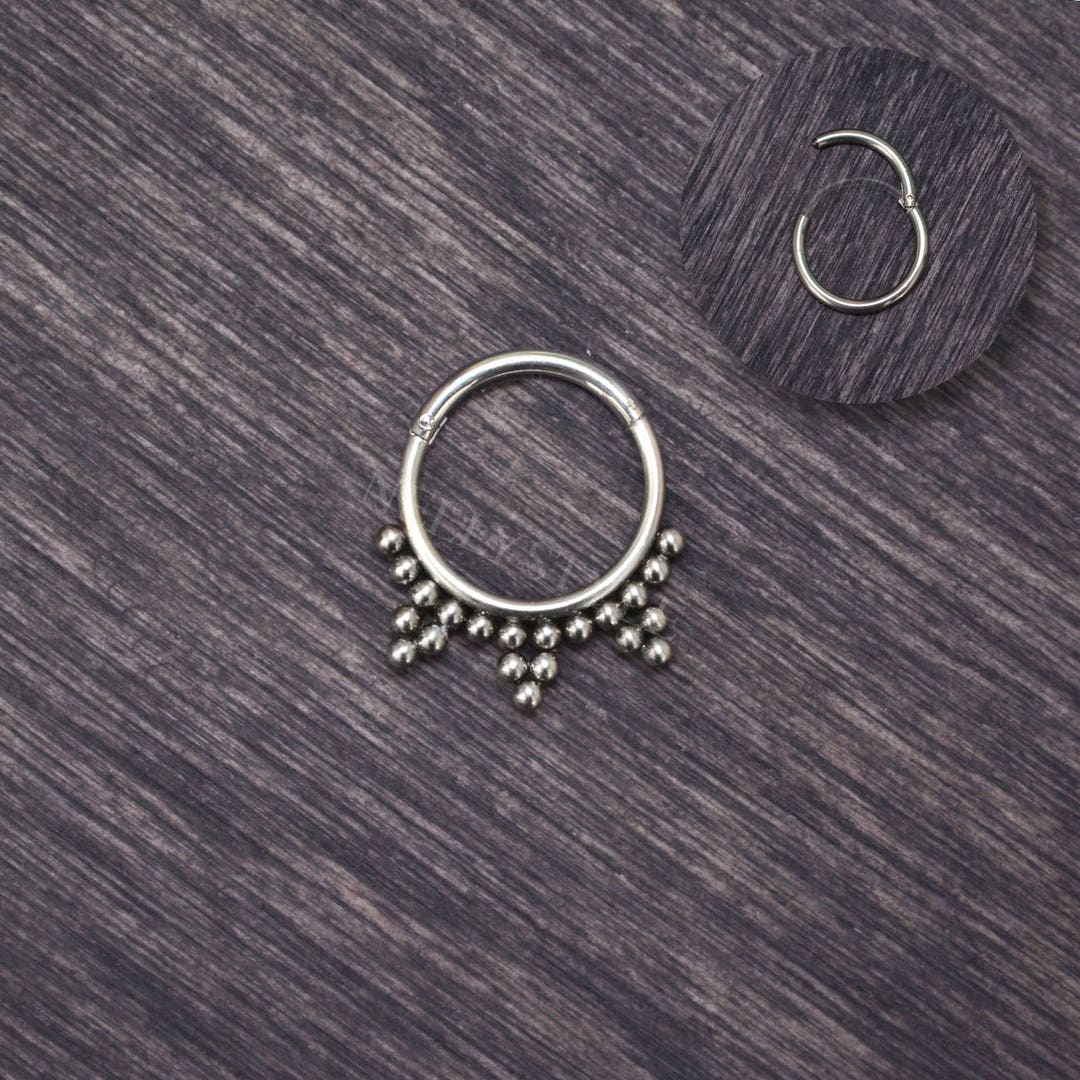 Surgical Steel Daith Jewelry Septum Ring 16g Daith Piercing - Etsy
