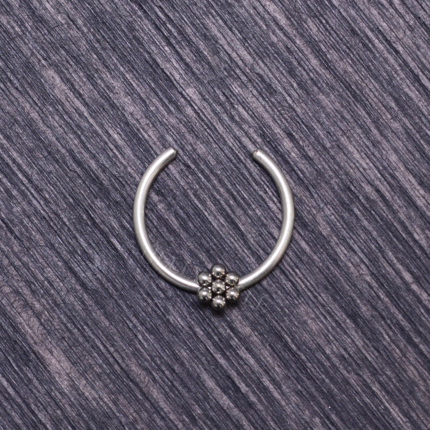 Septum Ring Fake Surgical Steel - Fake Nose Piercing, Tribal Septum Jewelry