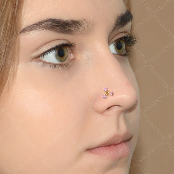 Stainless steel on sale nose ring stud