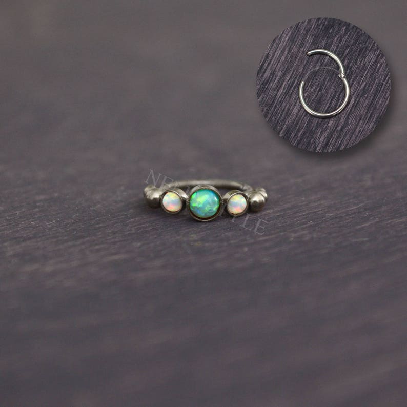 Surgical steel opal earrings Clearance