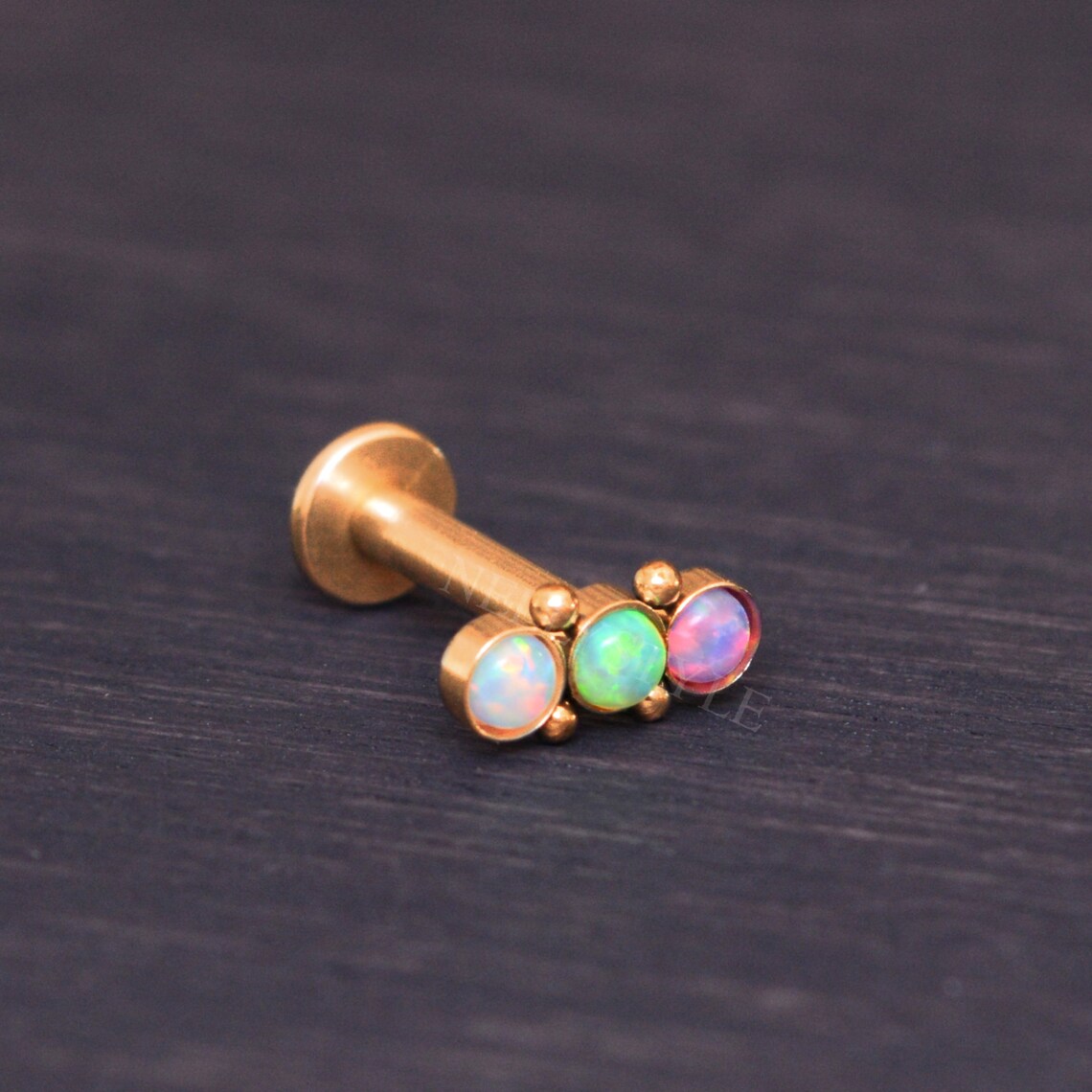 Surgical Steel Labret Piercing Jewelry Lip Ring Internally Etsy