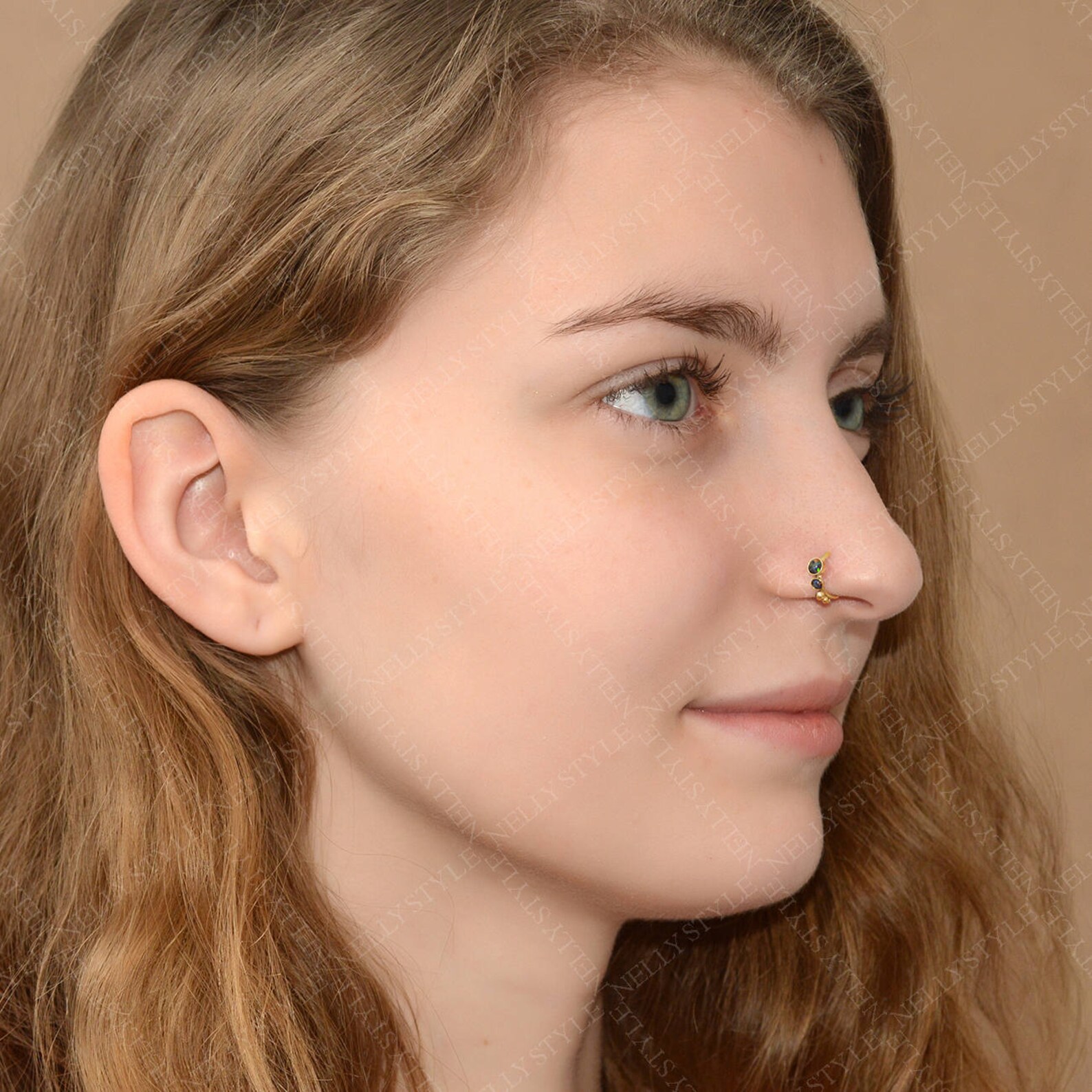 Nose Ring Hoop Surgical Steel Nose Piercing Etsy