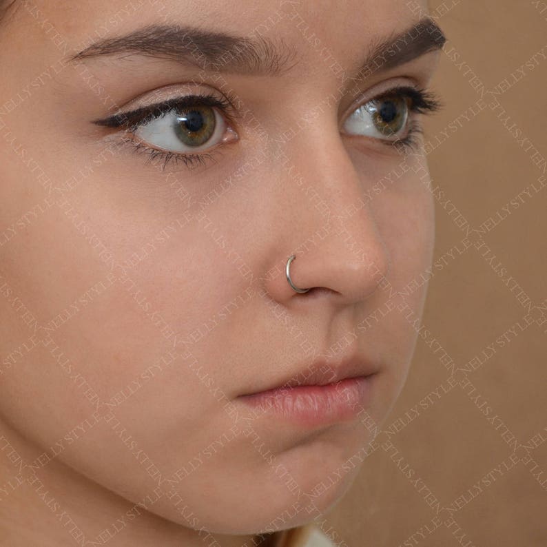 Nose Hoop Nose Ring Earring Etsy UK