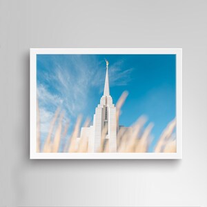 Rexburg Idaho LDS Temple Print