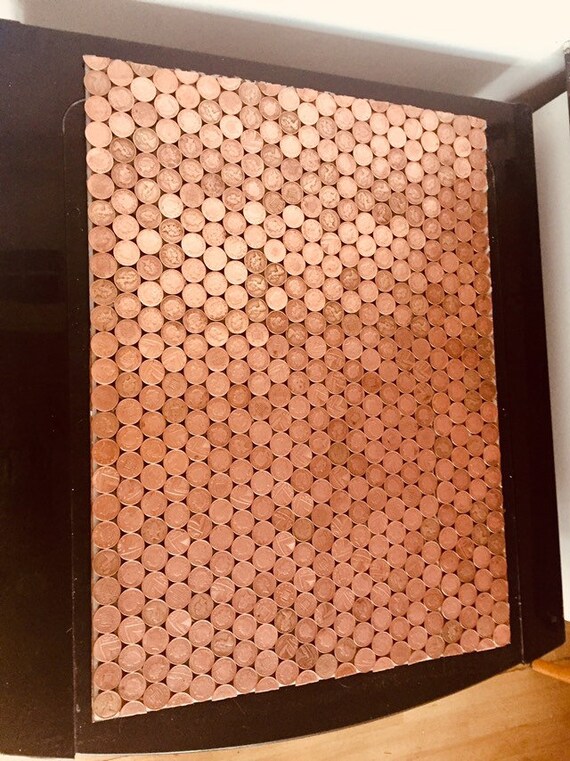 Penny Tile Splash Back Made From Real Uk One Penny Pieces