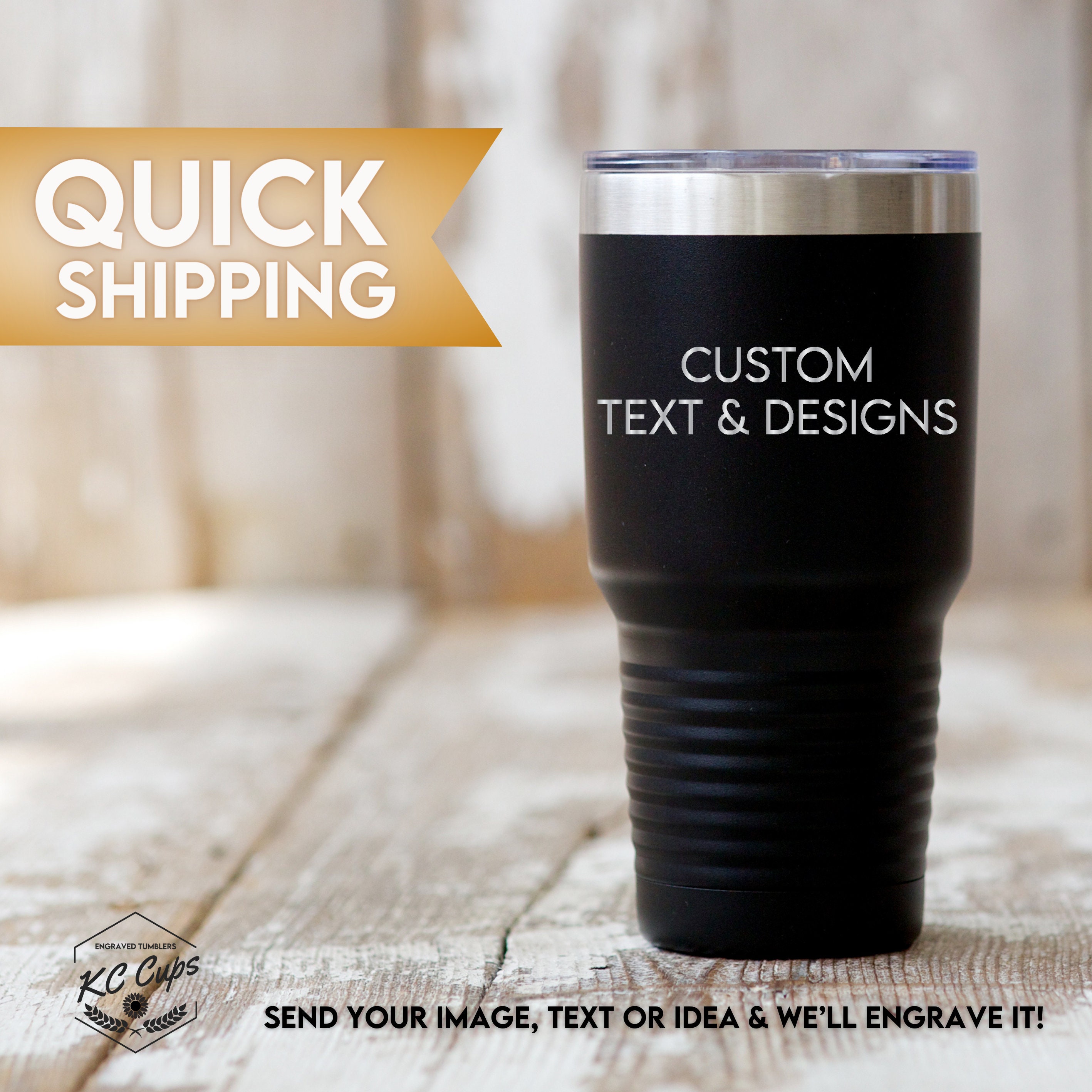 Looking For Coffee – Engraved Stainless Steel Tumbler, Yeti Style Cup,  Coffee Lover Gift – 3C Etching LTD