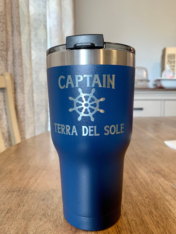 Captain Tumbler, Colster 20 or 30 Oz Engraved Tumbler