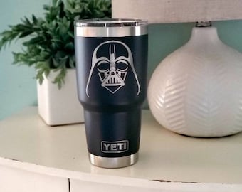Darth Vader Star Wars Tumbler, 20 or 30 oz Laser Engraved Star Wars Cup, Darth Vader Tumbler, Star Wars Mug, Star Wars Gifts Darth Vader Cup
