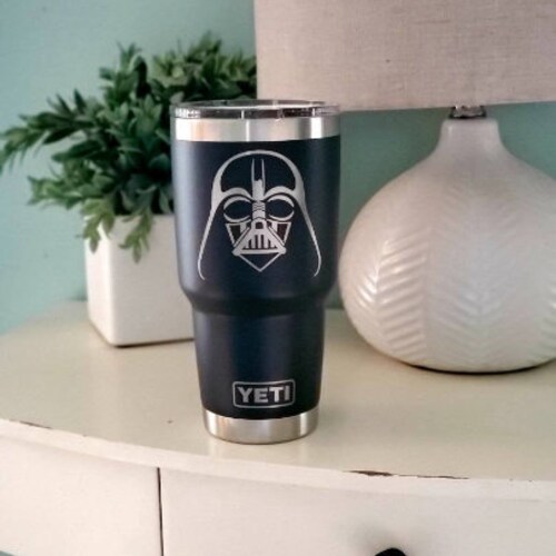 Yeti Laser Engraved Authentic Tumbler DARTH VADER Etsy