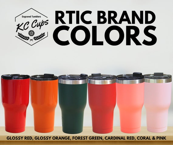 RTIC Tumbler, 30 oz, Red, Insulated Travel Stainless Steel  Mug, Hot Or Cold Drinks, with Splash Proof Lid: Tumblers & Water Glasses