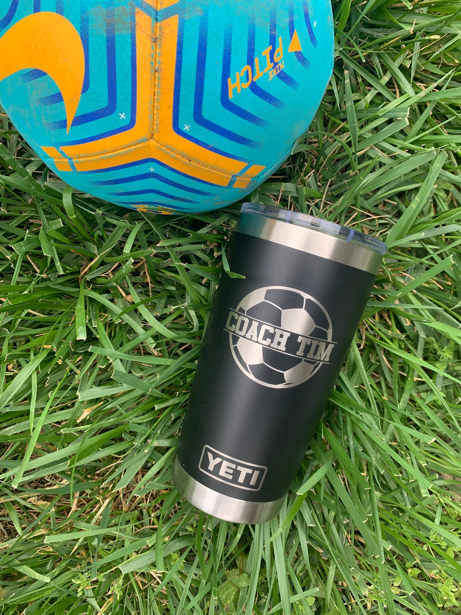 Personalized Soccer Tumbler 20 or 30 oz Tumbler Laser Etsy