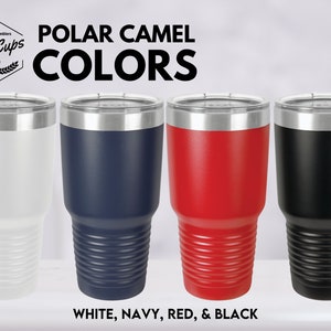 a set of four color options for the polar camell colors