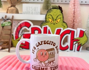 Kubek „It’s Cafecito & Chisme Time” | Kubek do kawy