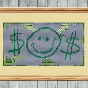 Mr. Krabs&#39; erster Dollar (Patrick&#39;s Version) - Digitales Kreuzstichmuster