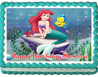 Ariel Cake Topper Etsy