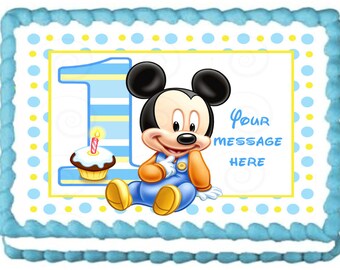 Mickey Mouse Edible Etsy