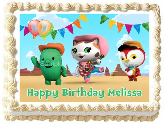 Sheriff Callie Party Edible Cake Topper Image Decoration Etsy