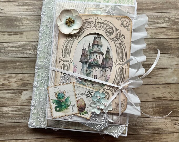 Layered Flip Journal, Handmade Journal, Envelope Journal, Junk Journal ...