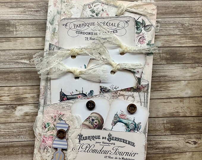 File Folder Journal Loaded File Folder, Junk Journal Insert, Happy Mail, Ephemera File ...