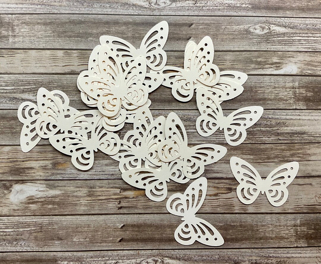 Small Butterfly Die Cut Set Butterfly Confetti Butterfly Etsy