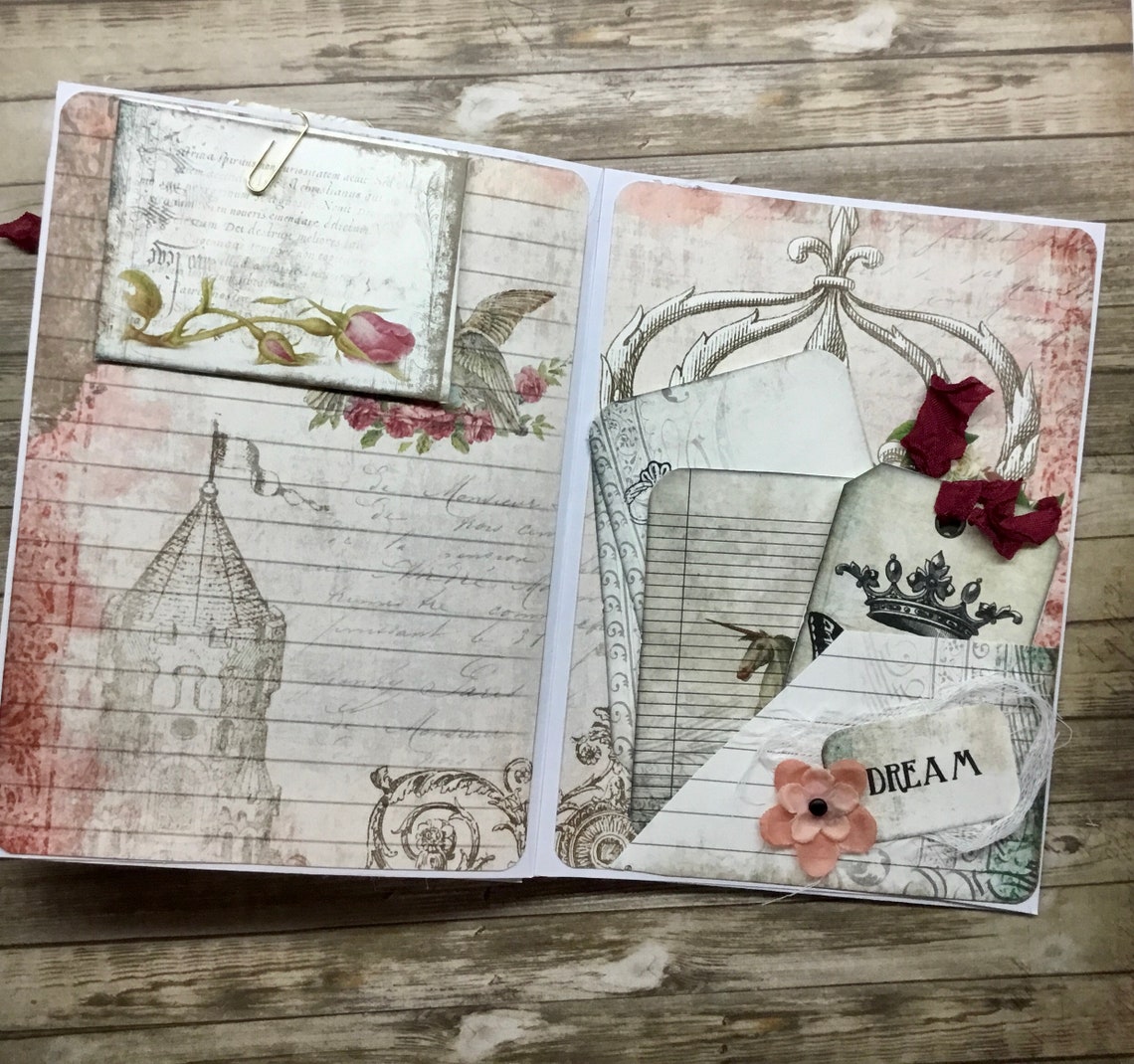 BEAUTIFUL DREAM journal handmade journal fairy tale journal | Etsy